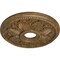 Ekena Millwork Edinburgh Ceiling Medallion (Canopies up to 5 1/8"), 18 1/8"OD x 3 1/2"ID x 2 3/4"P, Rubbed Bronze CM18ED1RZS - alternate 4